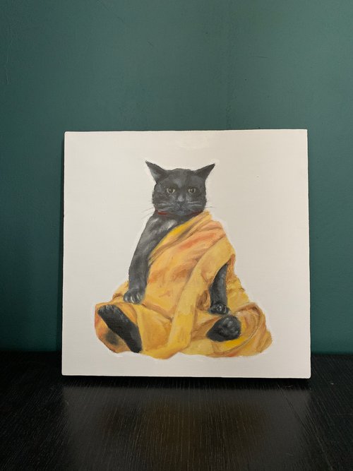 Buddha cat by VICTO