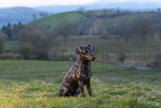 'Missy' Jack Russell sculpture