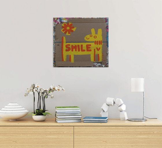 SMILE 40x49cm (teachings of my dog)