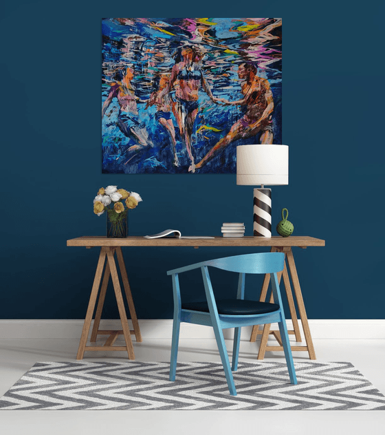 Between water and air