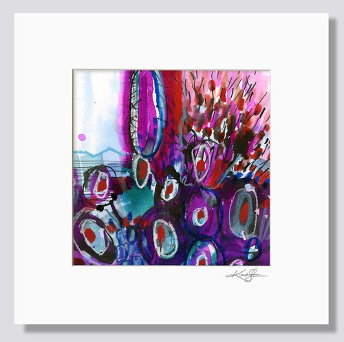 I Dance With Color In The Magical Garden 1 - Abstract Painting by Kathy Morton Stanion by Kathy Morton Stanion