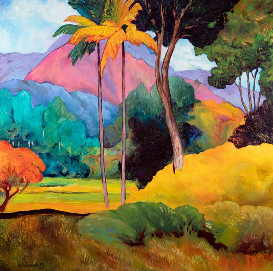 Quiet Landscape with Palms
