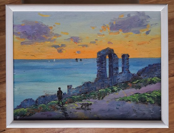 Cornwall Sunset at Botallack St Just