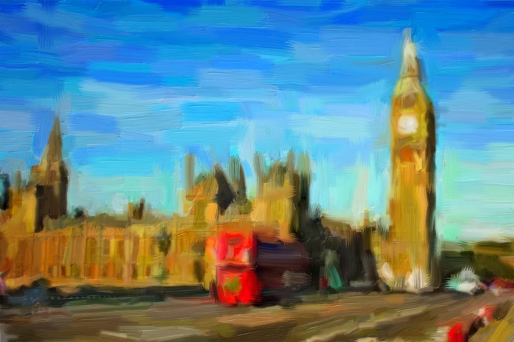 London City Painting By Peter Moderdovsky Artfinder