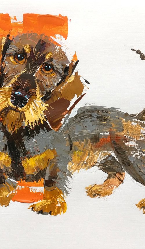 Wire-Dachshund by Anna Cher