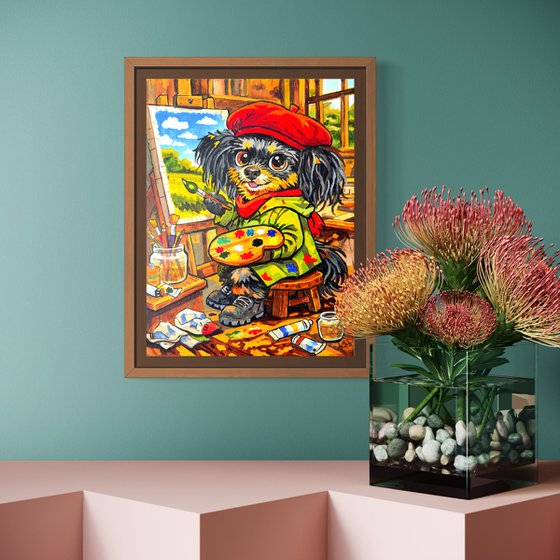 Bon from Lisbon: Little Artist at Work