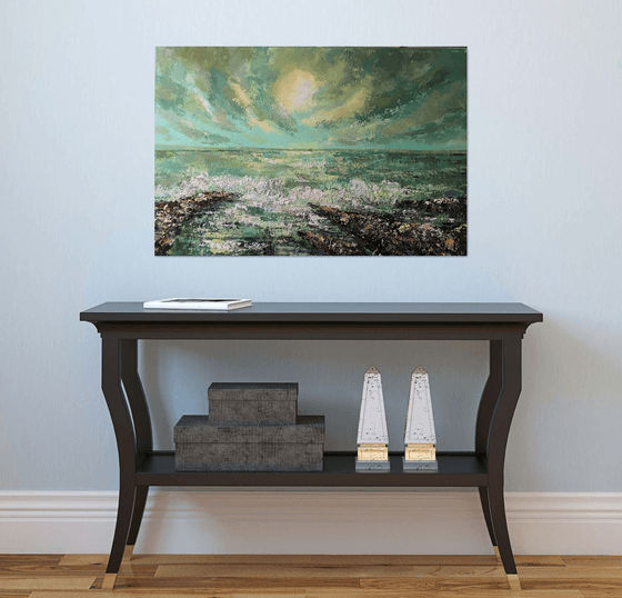 Castaway-Seascape painting