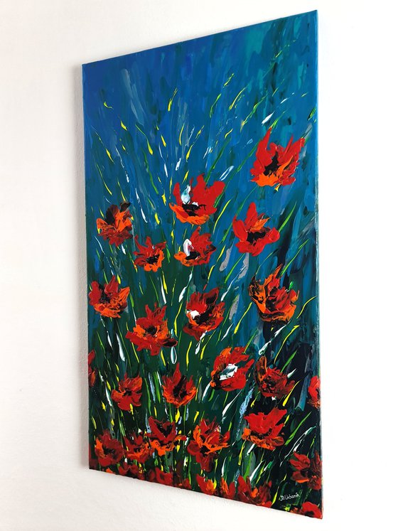 Abstract Poppies