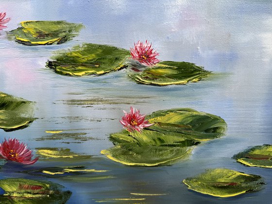 Water Lilies on the Mirror Lake