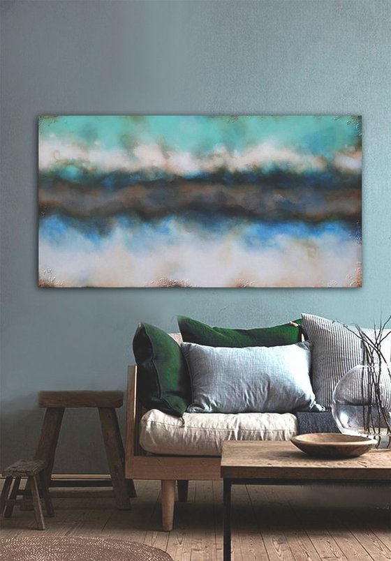 abstract landscape (140 x 70 cm)