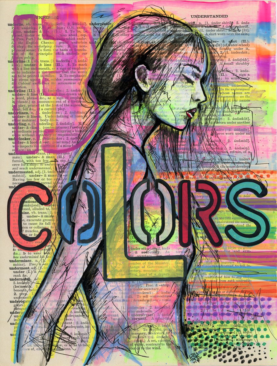 Urban And Pop Portrait Collage By Jakub Dk - Jakub D Krzewniak, 8 X 11, B Colors, Original Artwork