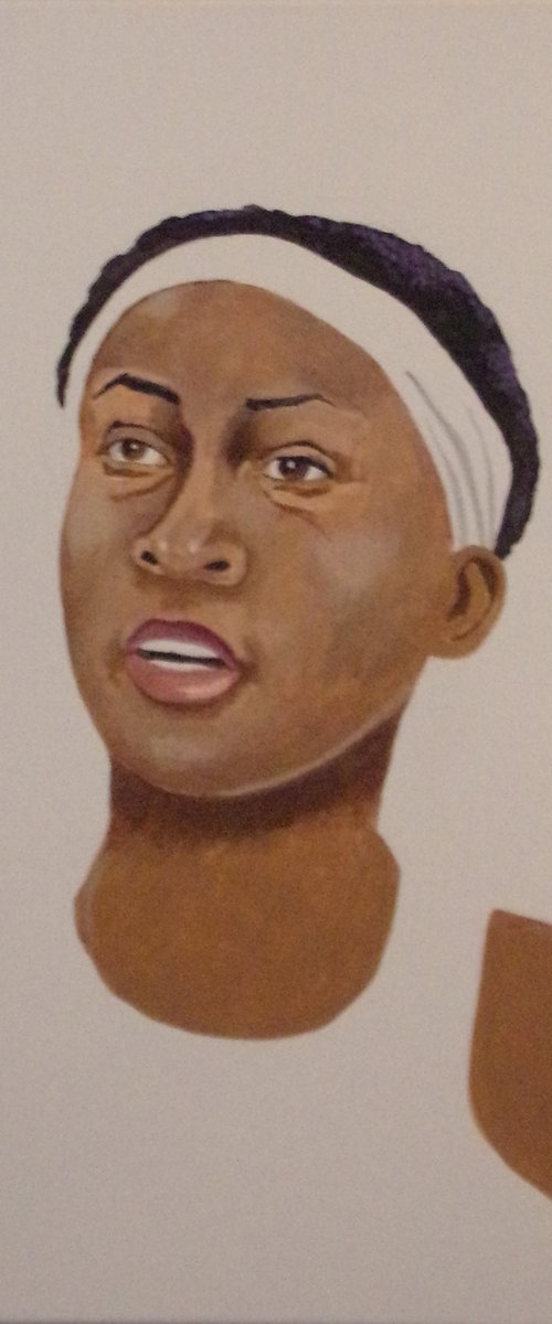 Coco Gauff - Tennis player by Andrew Sabori
