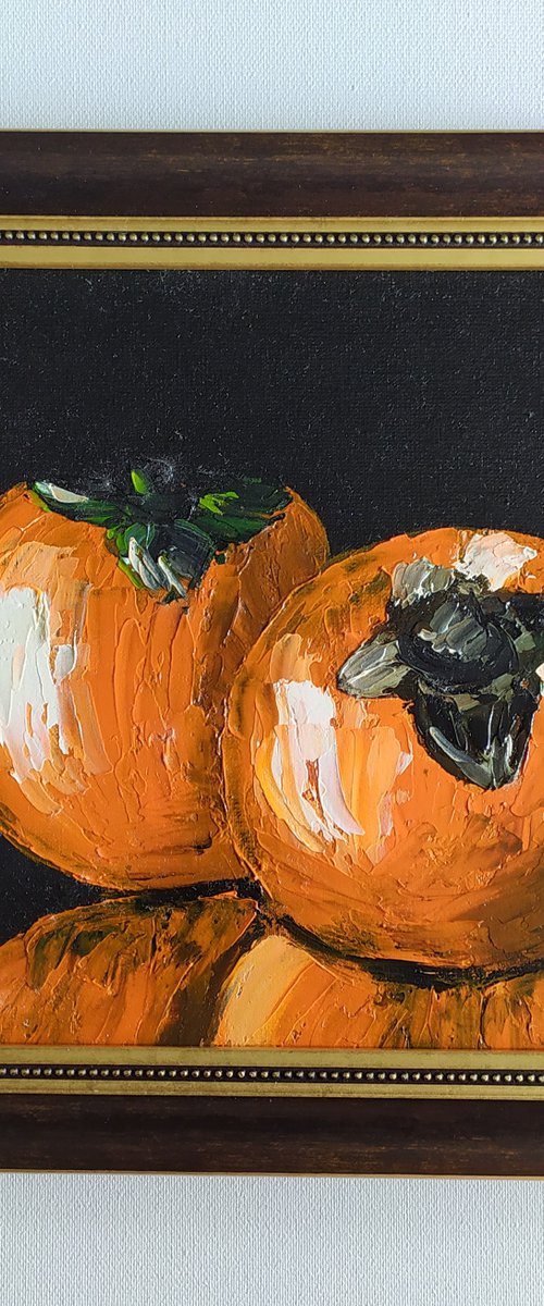 Persimmons by Nataliia Plakhotnyk