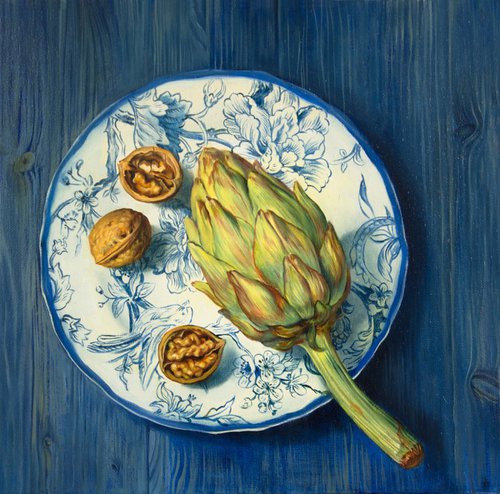 Still life with artichoke by Daria Galinski