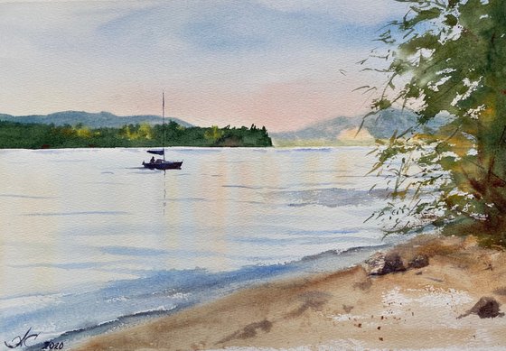 The Volga river
