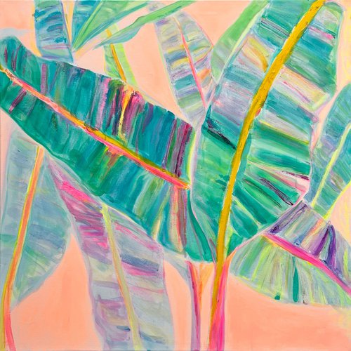 'Rainbow Banana Leaves' by Kathryn Sillince
