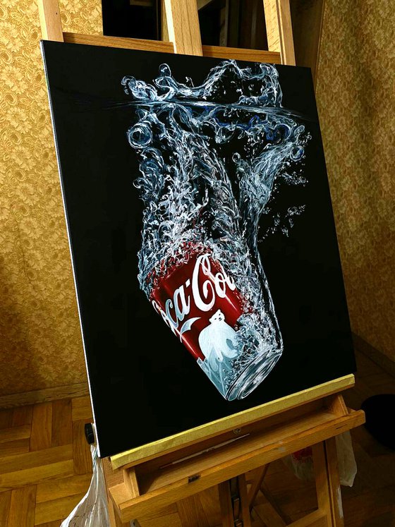 Coca Cola underwater