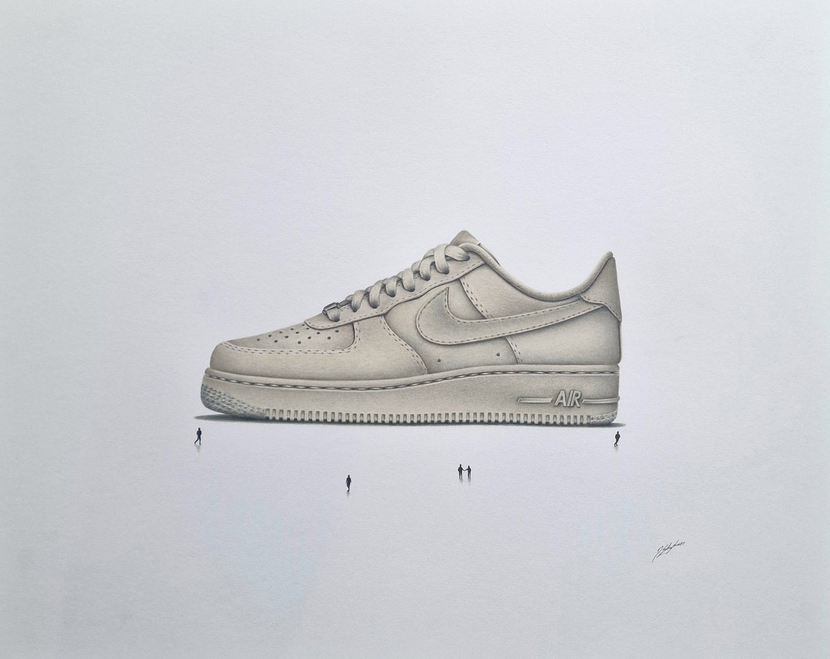 AF1 Grey: Iconic Sneaker by Daniel Shipton