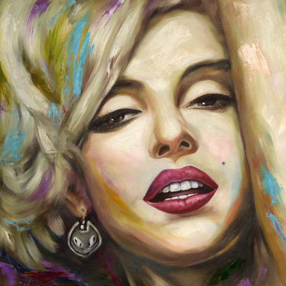 Marilyn Monroe Portrait | Black Edition No.01