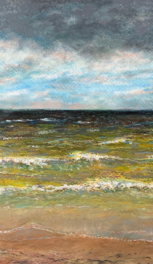 Seascape in Jurmala by Albert Safiullin