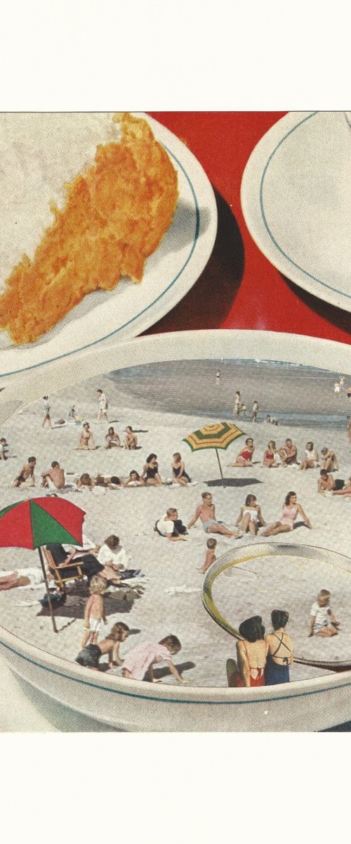 Beach Picnic by Paper Draper