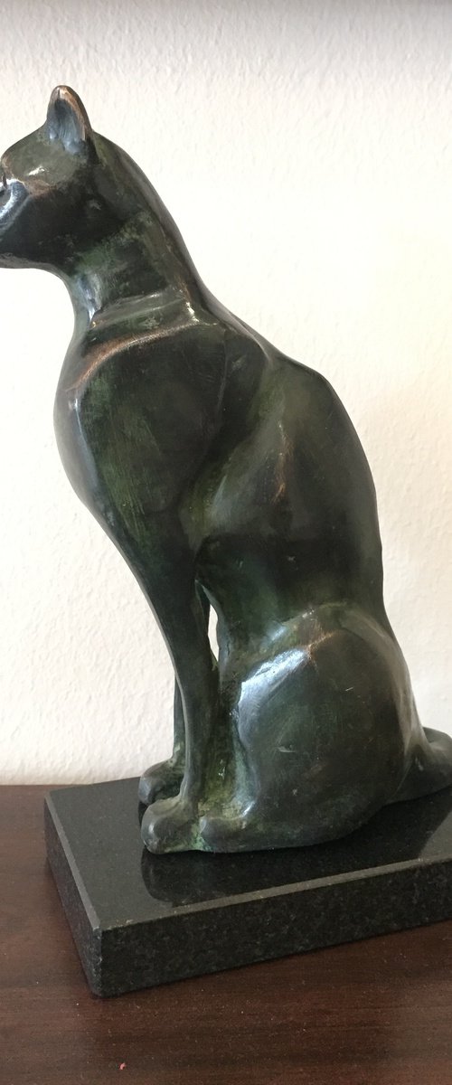 Cat - Ancient watchfulness by Toth Kristof