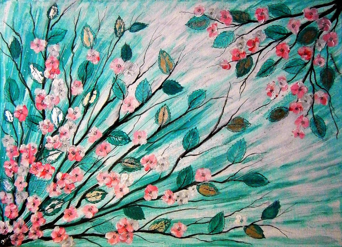 In the flood of flowers 1 by Emilia Urbanikova