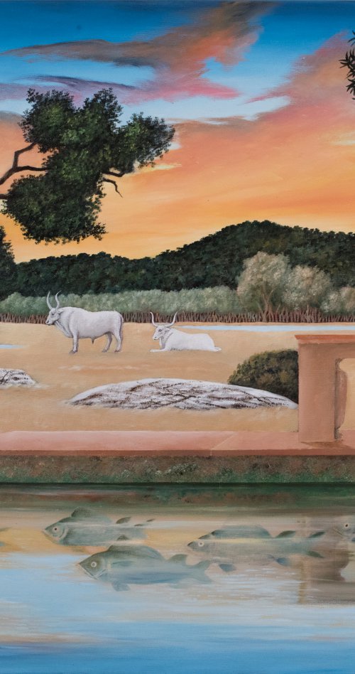The fish make their rounds ( I pesci fanno il loro giro) by Cecco Mariniello