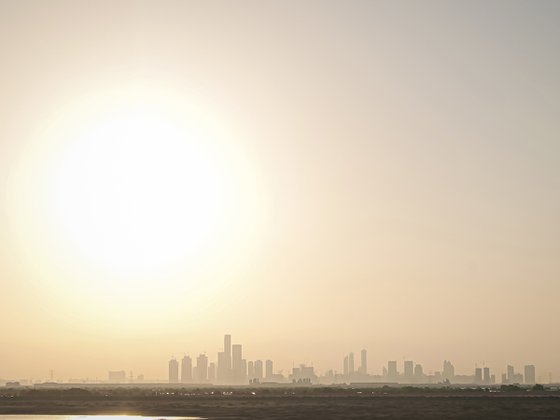 SUNSET IN ABU DHABI