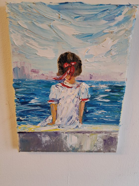 Girl and sea