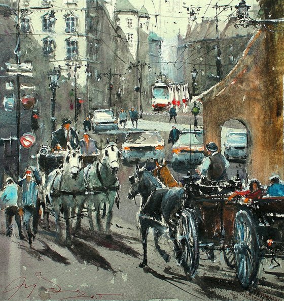 Drawn Carriages in Vienna