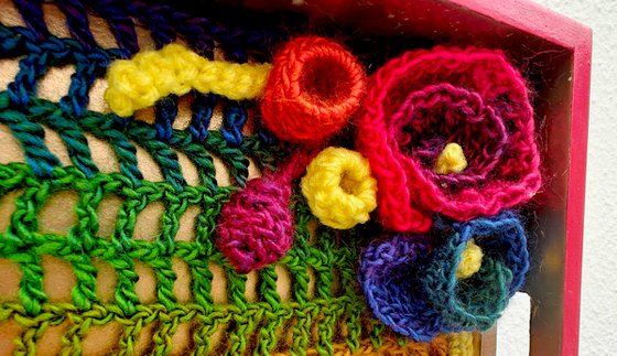 Yarn Flowers 3