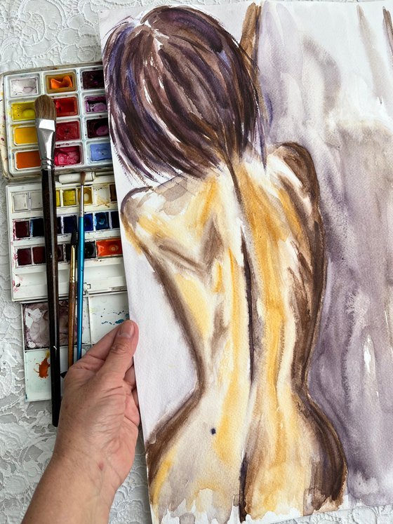 Woman Nude Painting