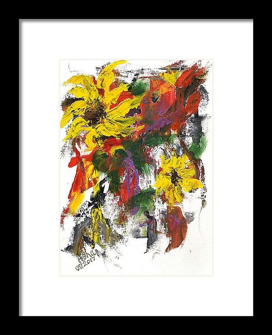 Sunflowers Abstract Art