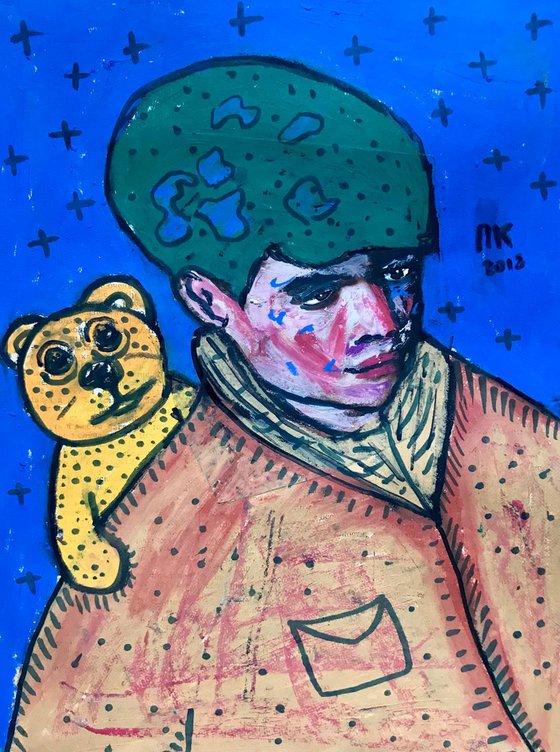 Bear and boy