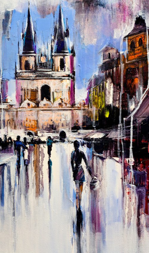 Spires of Prague by Lana Frey