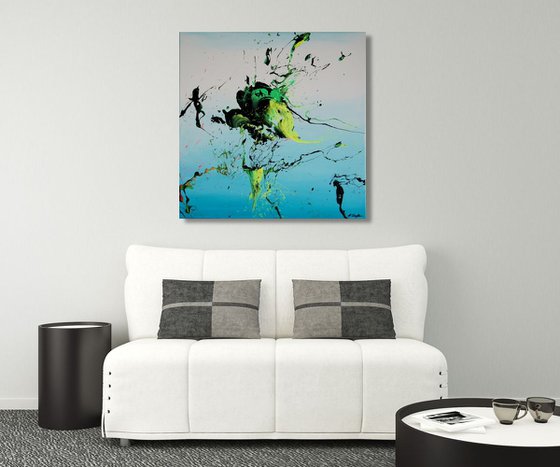 A Frog's Leap (Spirits Of Skies 064012) (80 x 80 cm) XL (32 x 32 inches)