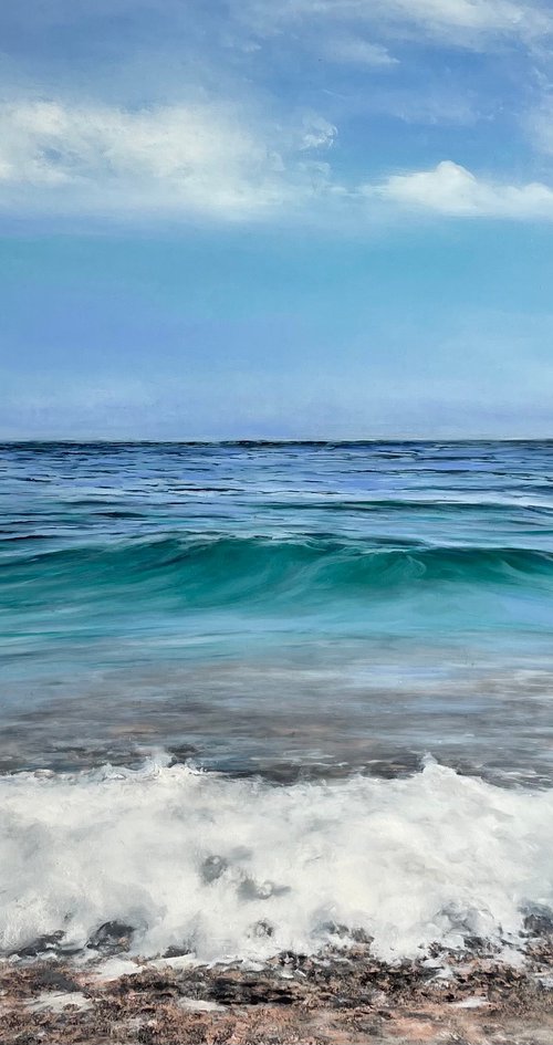 Mediterranean sea by Aflatun Israilov