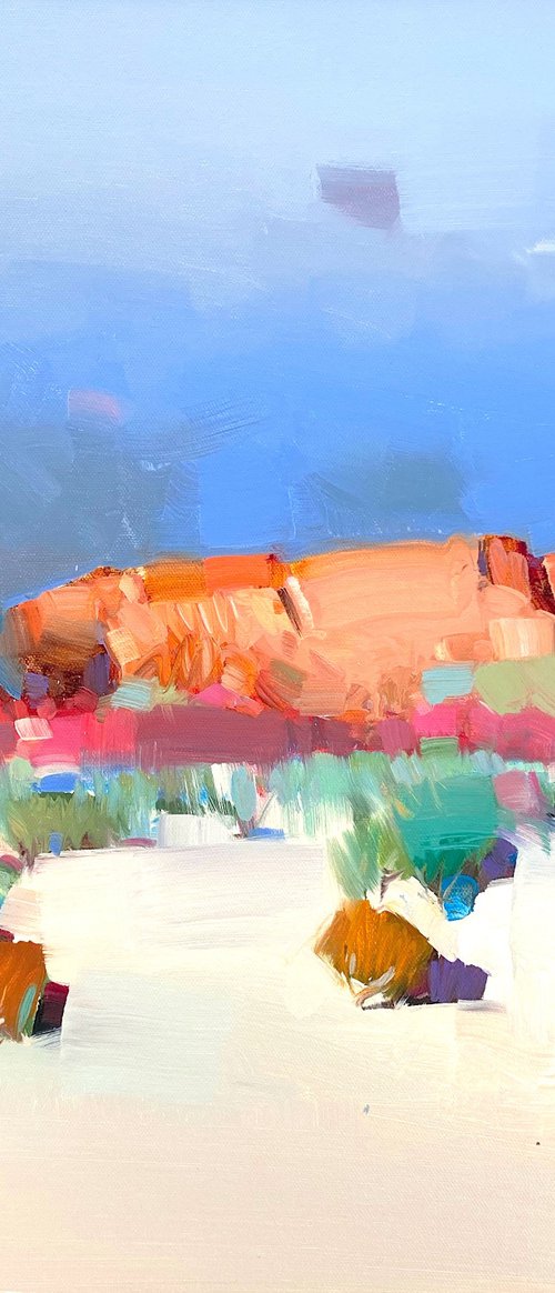 Canyon, Original oil painting, Handmade artwork, One of a kind by Vahe Yeremyan