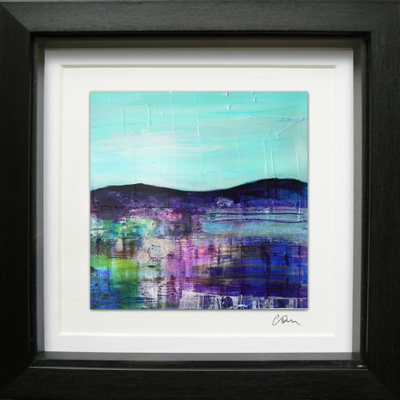 Framed ready to hang original abstract - abstract landscape #14