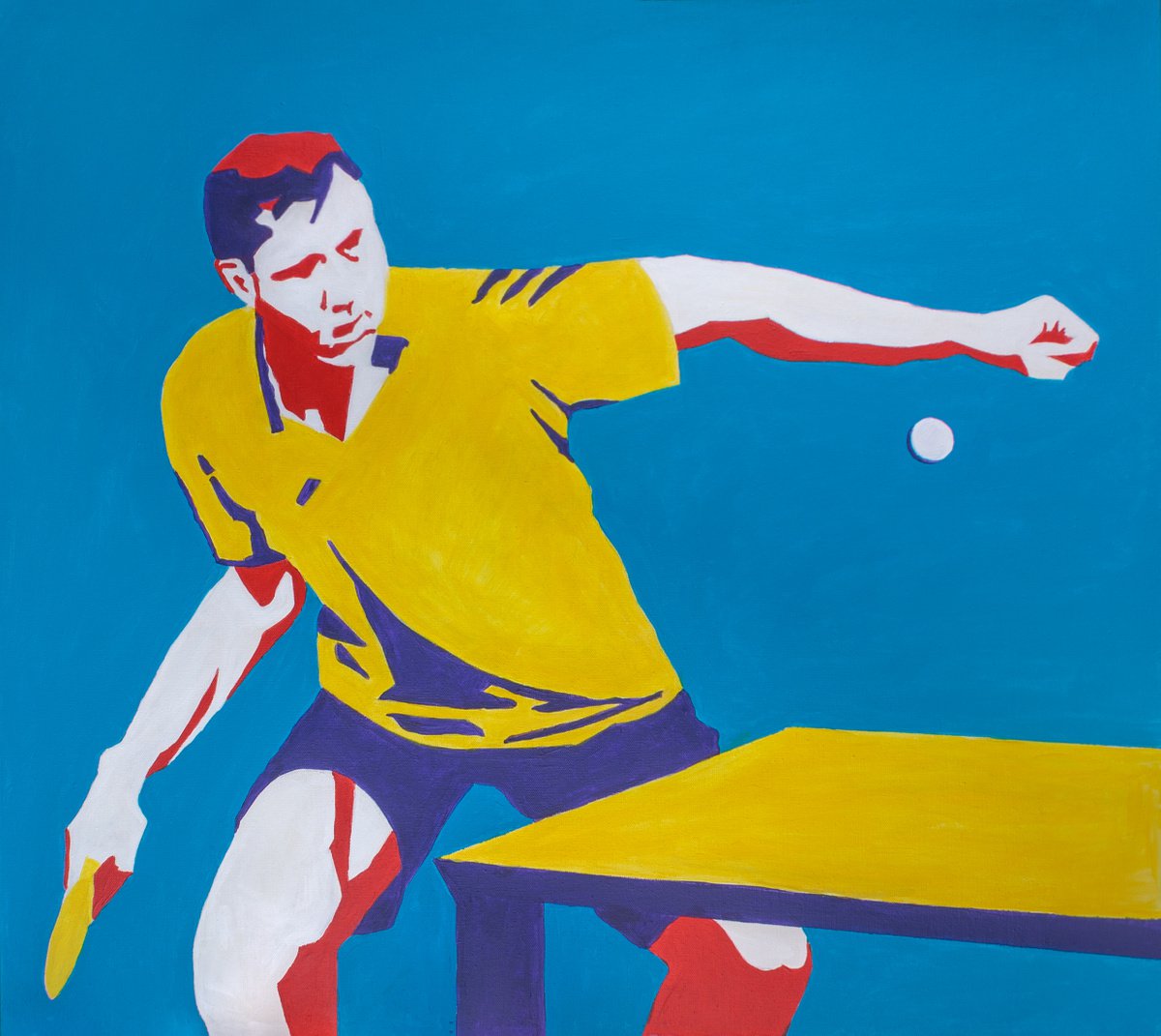 Pano Table tennis I. by Alexandra Batyaeva
