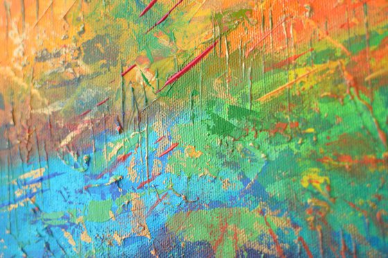 Riot - rainbow abstract