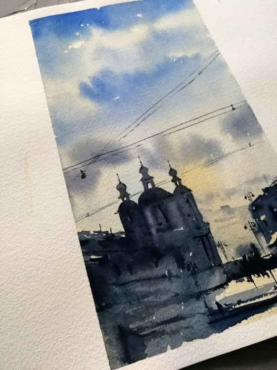 City painting