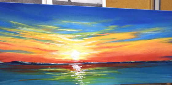 Sunrise - Original Seascape Painting