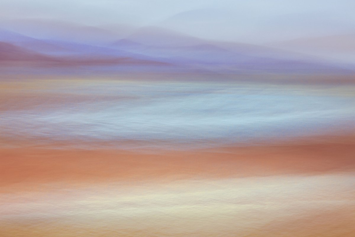 Abstract landscape - Sorrel Seas - Oversized Canvas by Lynne Douglas