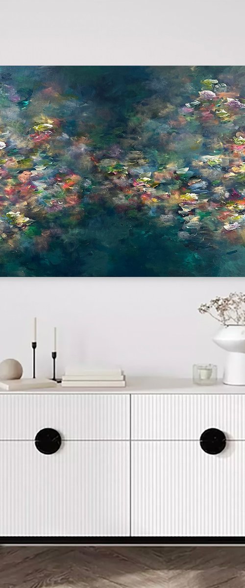 Reflexions of Nymphéas by Vé  Boisvert