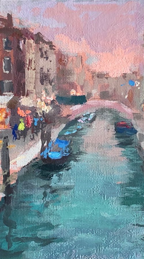 Twilight in Venice by Oksana Johnson
