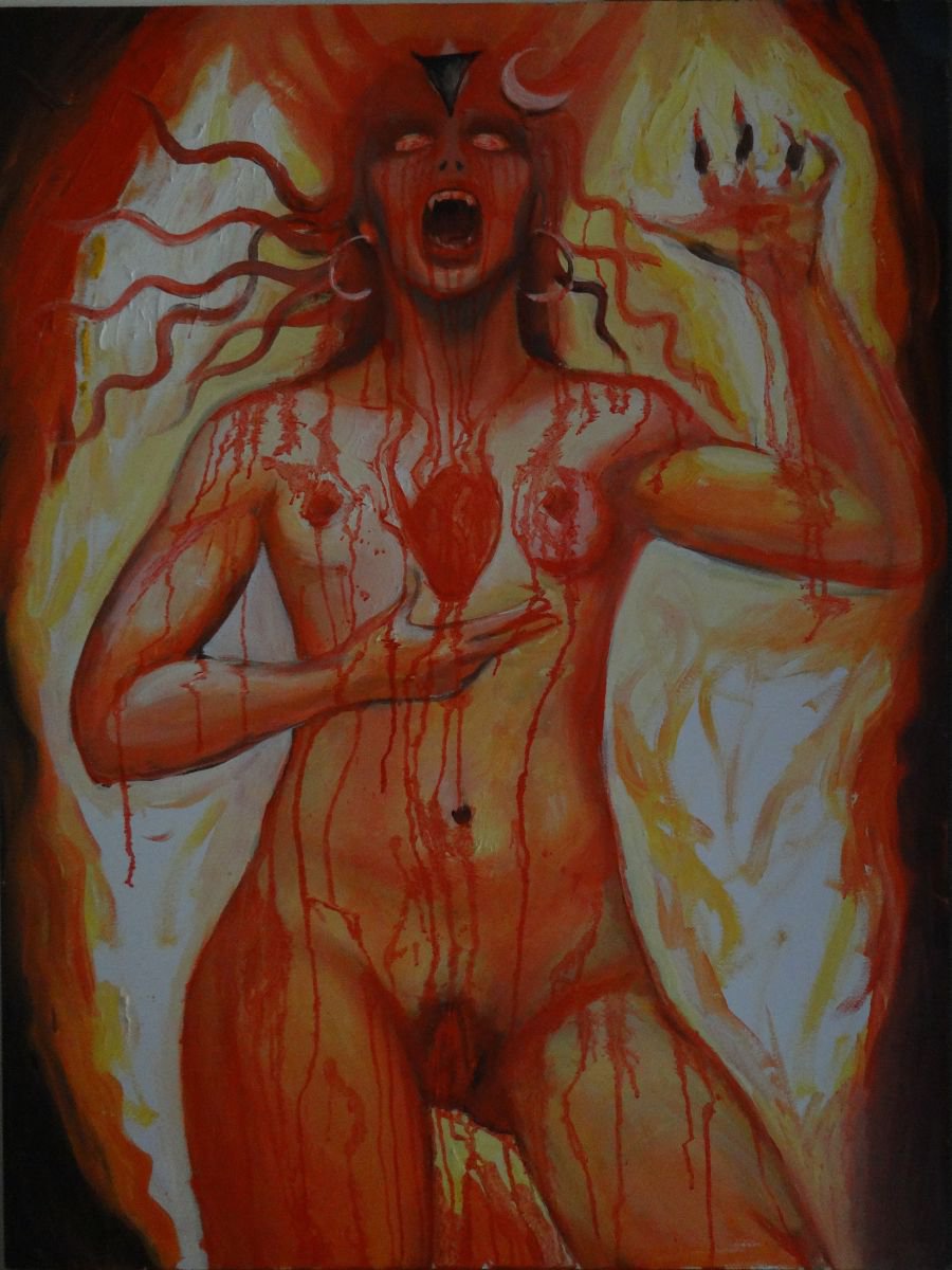 Heart Of Lilith By Fosco Culto, 24 X 31, Artwork For Sale On Artfinder