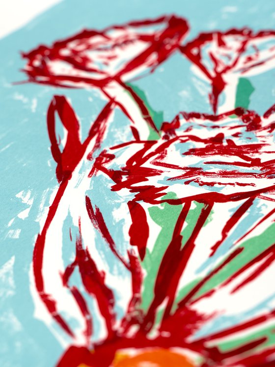 Flowers and Cutlery, Limited Edition print