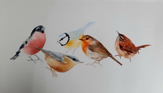 Songbird Solace - Original Watercolour Painting